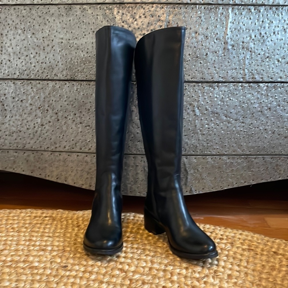 Black riding boots